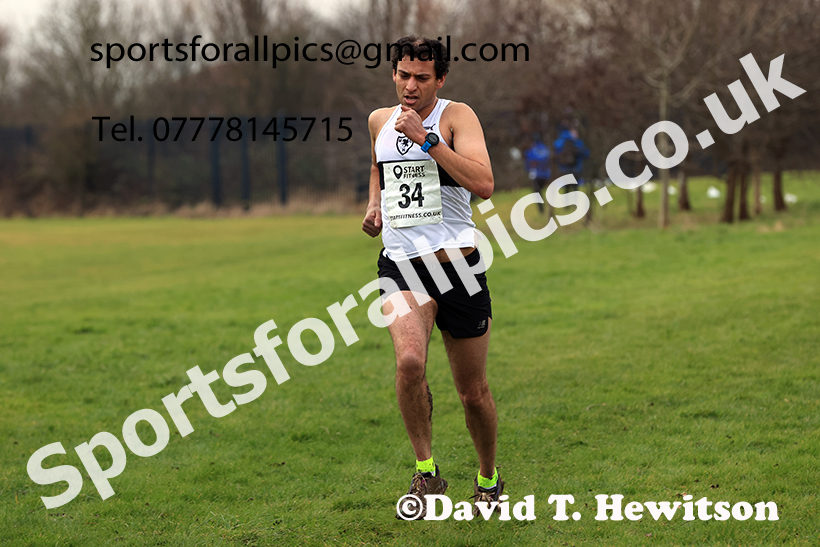Mens 35s to 64s and, 2025 NEMAA Cross Country Champs., Acklam, Middlesbrough. Photo: David T. Hewitson/Sports for All Pics